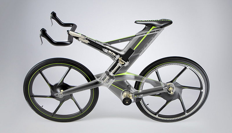 Illustration for article titled This Ridiculous Bike Mutates While You Ride It